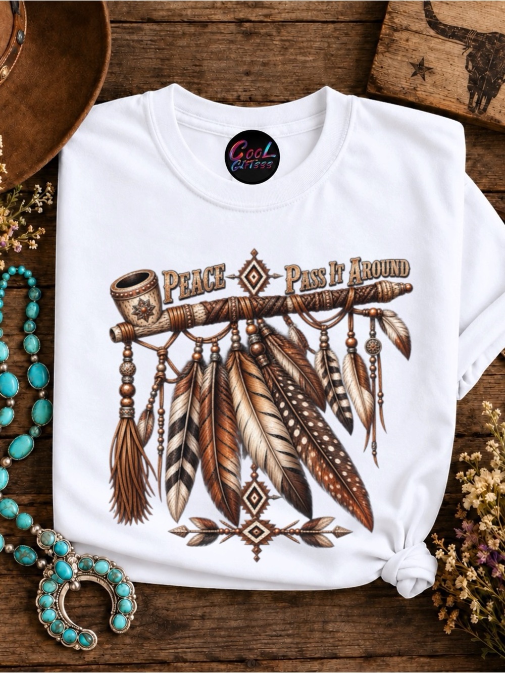 Western Boho Dreamcatcher Graphic Tee – Custom made by coolgiftsss S M L XL new
